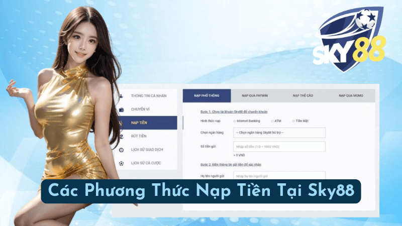 Các Phương Thức Nạp Tiền Tại Sky88