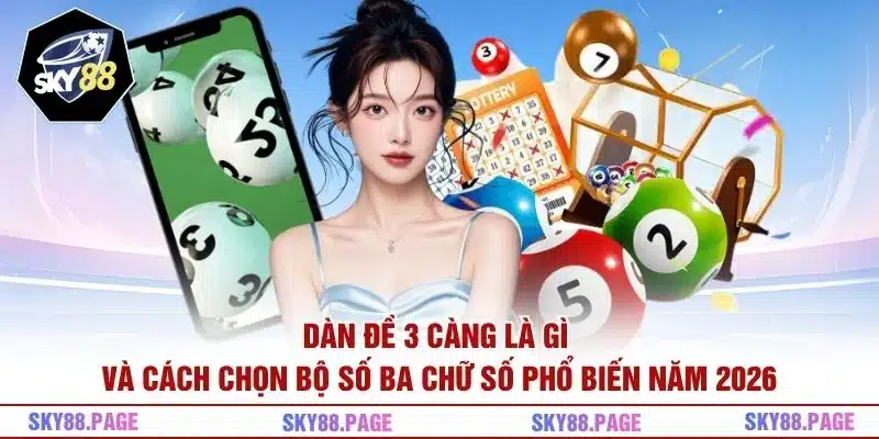 Dàn đề 3 càng là gì và cách chọn bộ số ba chữ số phổ biến năm 2026