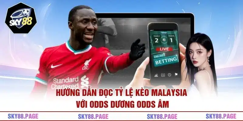 Hướng dẫn đọc tỷ lệ kèo Malaysia với odds dương odds âm